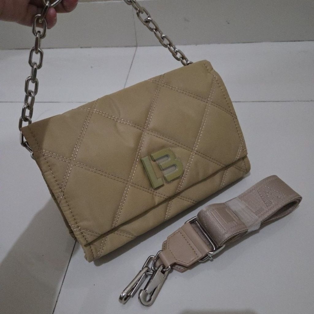 Tas BiiIMMB4 YLOLAA (NEW) ( dark khaki ) Tas nylon Bimbei/Tas selempang Bimbai/tas Bimmbbaay Lola/ta