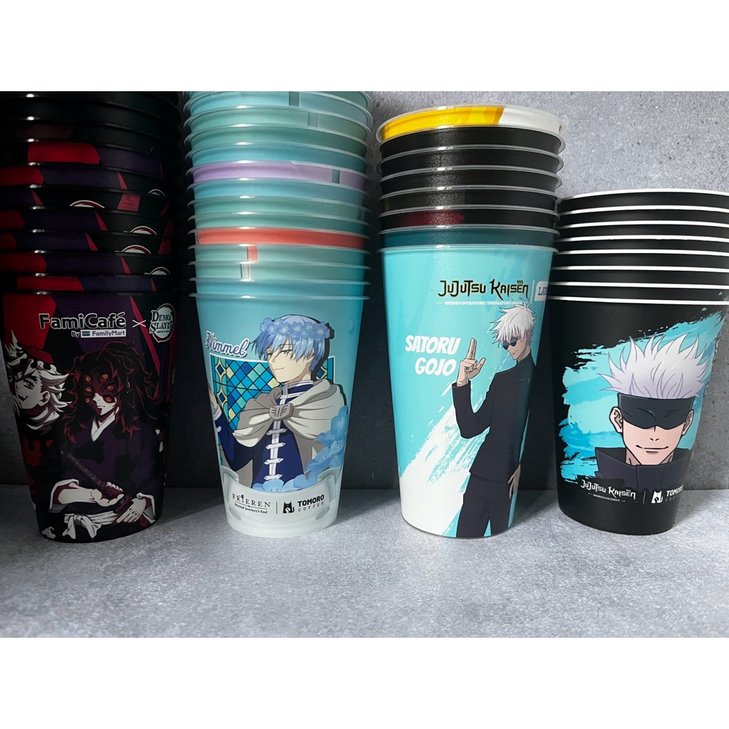 Cup Anime Demon Slayer Solo Leveling Jujutsu Kaisen One Piece Pokemon Frieren Reusable Cup
