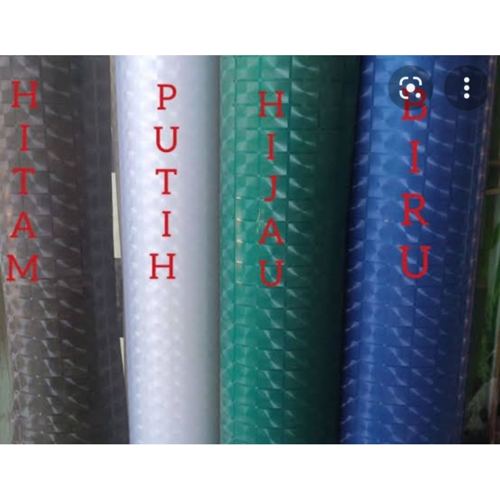 [METERAN] Fiber pagar / plastik fiber pagar / fiber pagar plastik / fiber plastik pagar 3D UV Protec