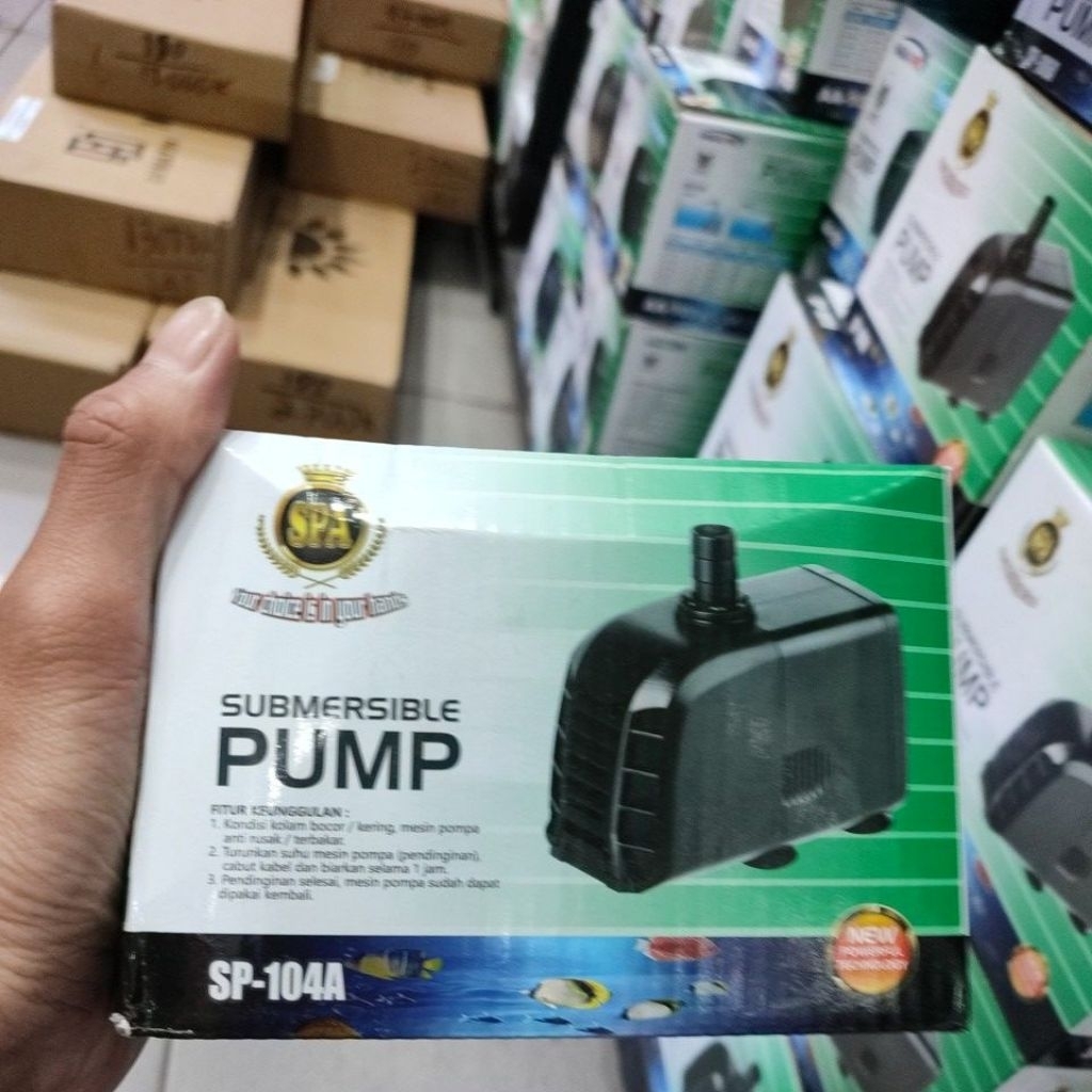 Mesin Filter Pompa Kolam Celup SPA SP-104