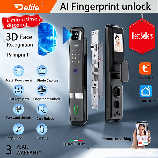 Smart lock /Smartlock H20 DELILE Digital lock / Face Print / Finger Print / Pasword