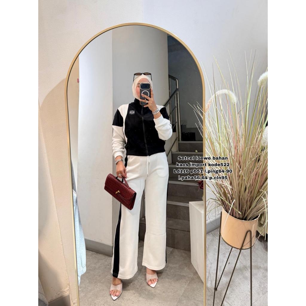 AVR Setcel Loewe Bahan Kaos Import 5 Warna Kode522