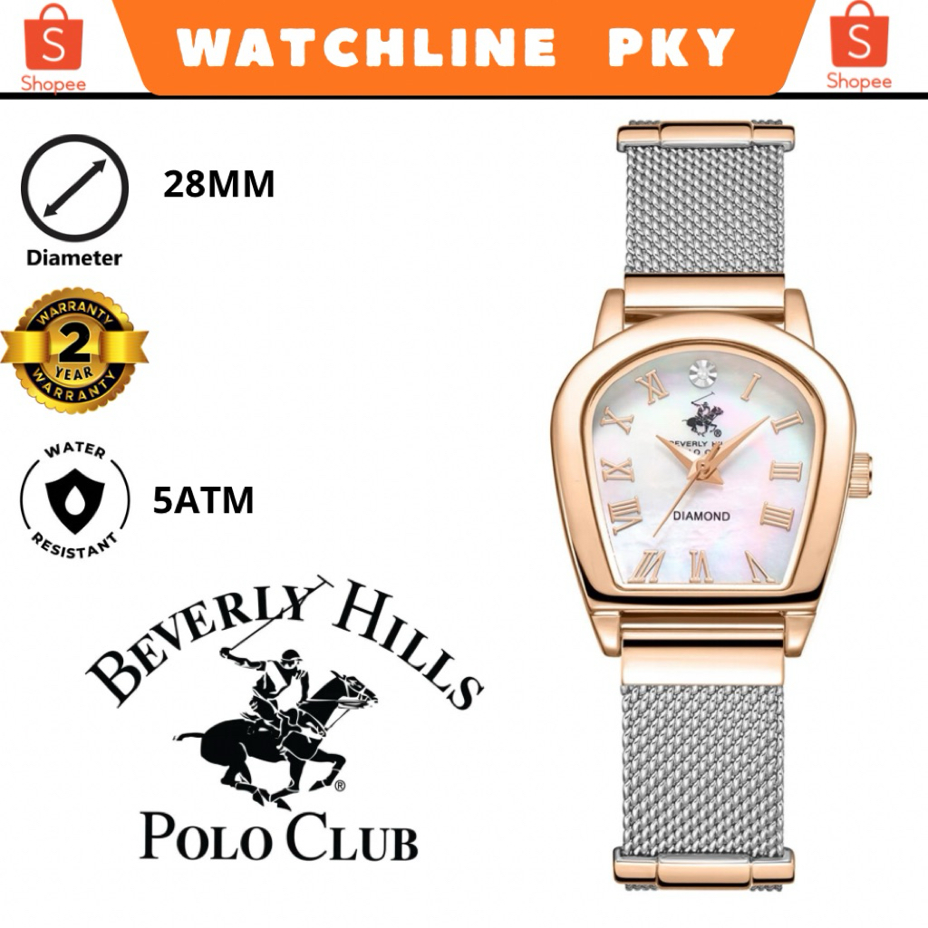 JAM TANGAN WANITA BRAND BEVERLY HILLS POLO CLUB