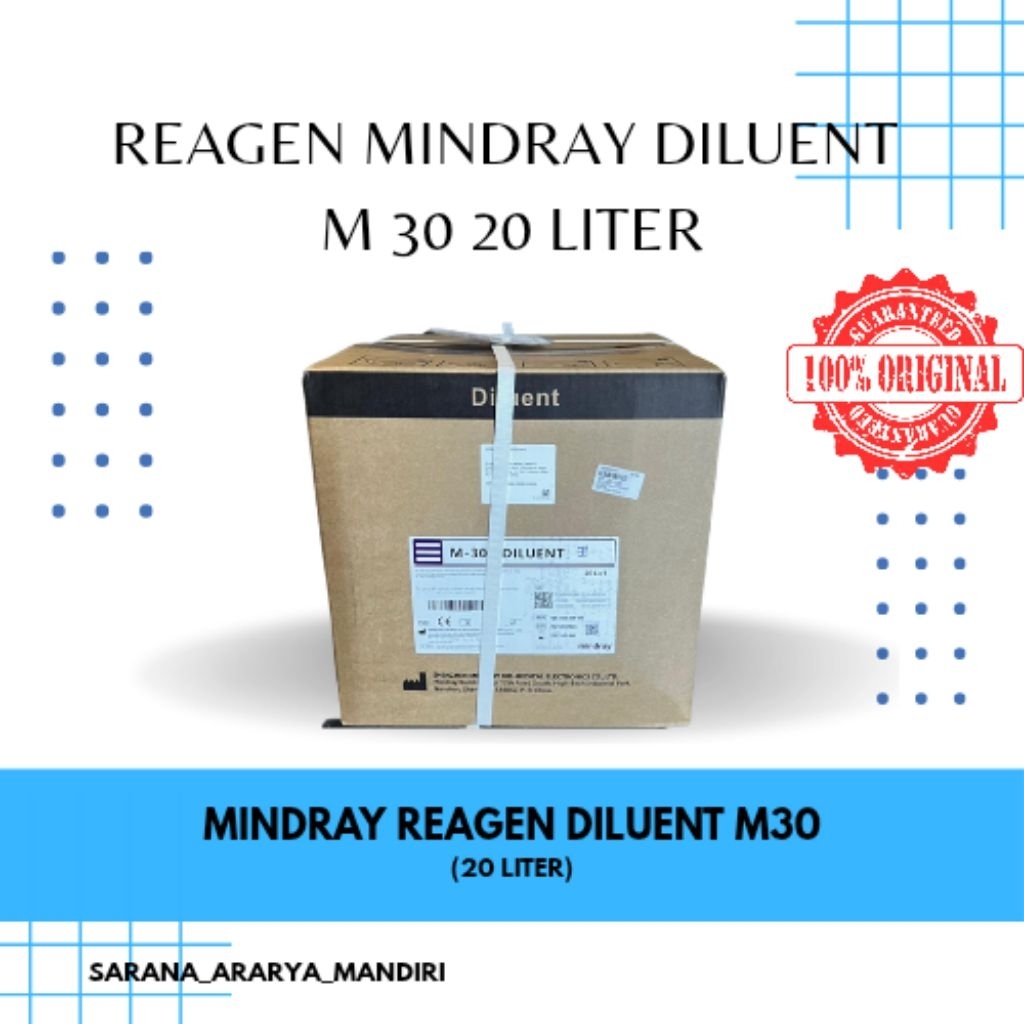 MINDRAY Diluent M30 Reagen Hematology 3 Diff BC-2800 BC-3000 BC-30s