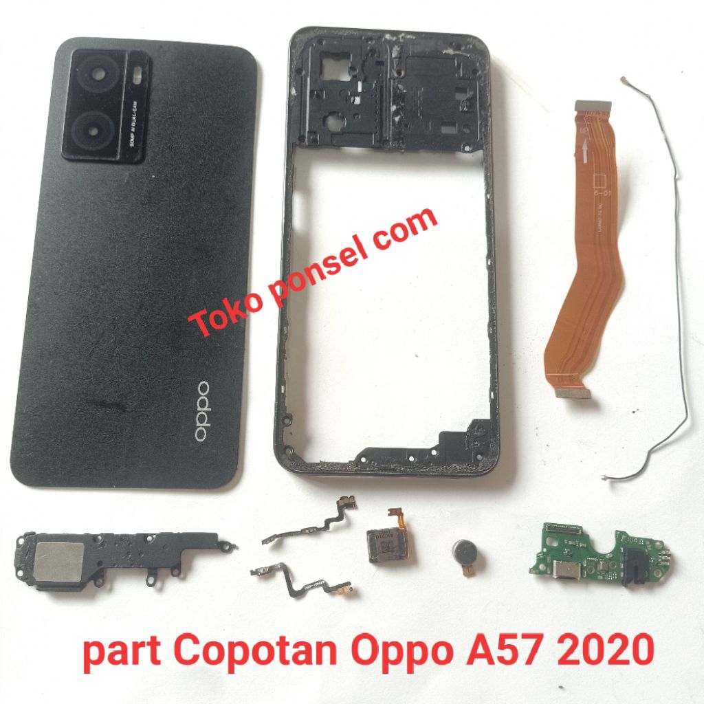 Sparepart Copotan Oppo A57 4G (2022) CPH2387/ A77s 5G Sparepart Original  papan Cas  flex UI board  