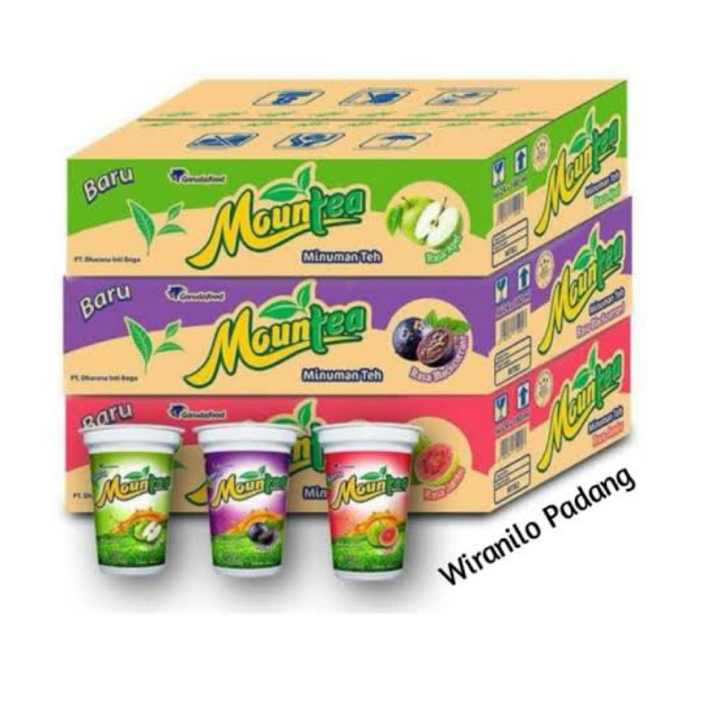 Mountea minuman cup berbagai macam rasa