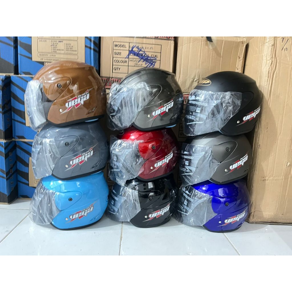 Helm ZIP Vega Solid / Polos (Model Evo)