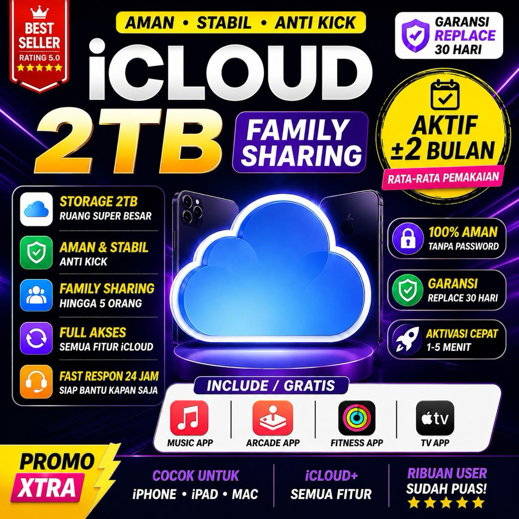 Storage iCloud 2TB Apple One