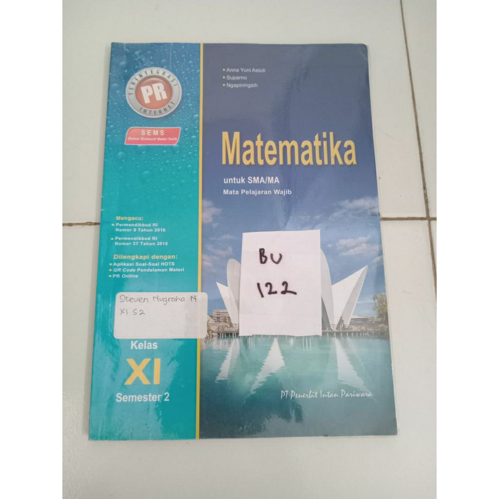 MATEMATIKA UNTUK SMA/MA KELAS XI SEMESTER 2 (bu122)