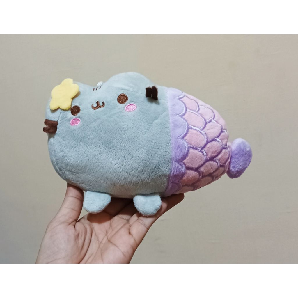 Boneka Pusheen Cat Mermaid Size 20 Cm/ Boneka Kucing/ Pusheen