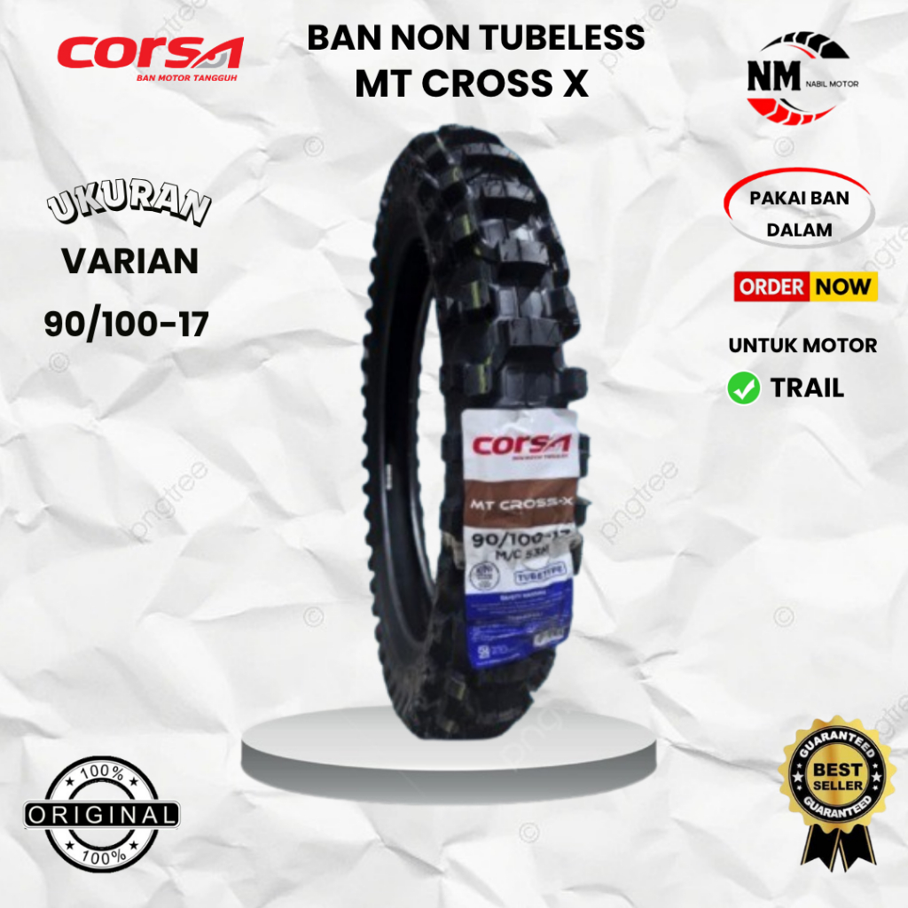 Ban Motor Corsa MT Cross 90/100-17 Tubetype Ring 17
