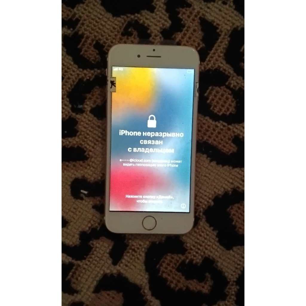 handphone iphone 6s, 64 GB kondisi lock icloud