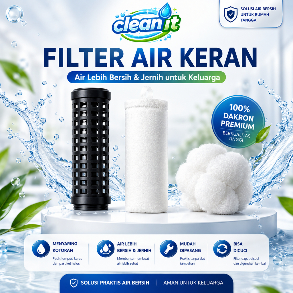 saringan air kotor air keruh filter air kran