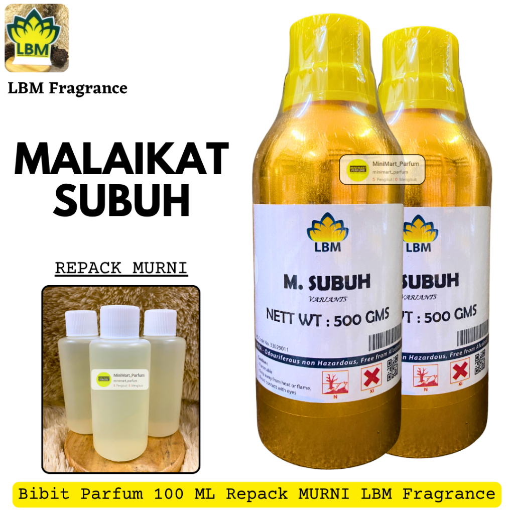 Bibit Parfum LBM - Malaikat Subuh Murni 100 ML Berkualitas LBM Fragrance