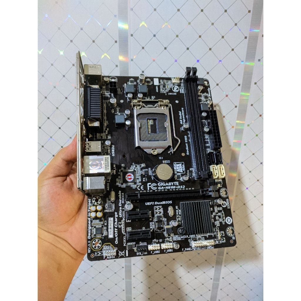 Motherboard Gigabyte GA-H81M-DS2 LGA 1150 H81 DDR3 Second Normal