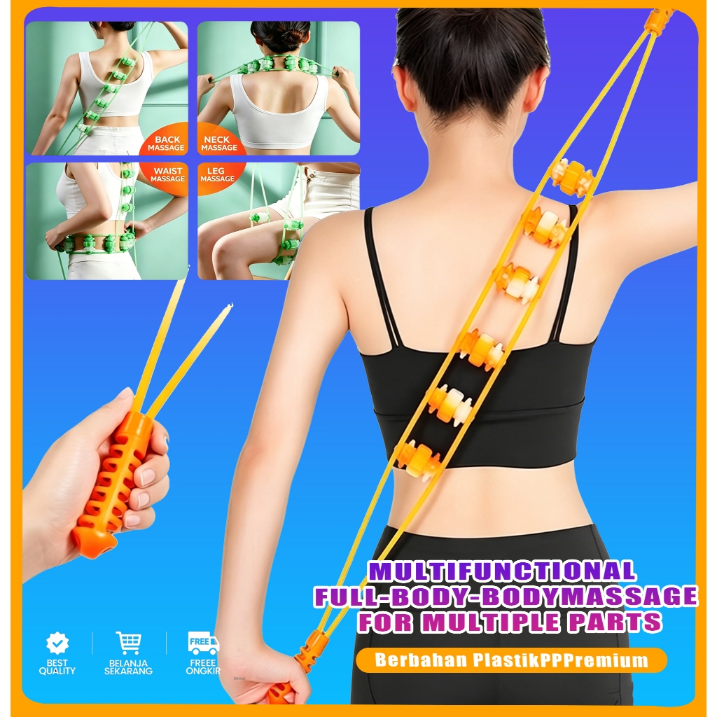 Alat Pijat Leher Punggung /alat pijat badanalat terapi pinggang/Terapi Badan Pijat Rol Pinggang Refl