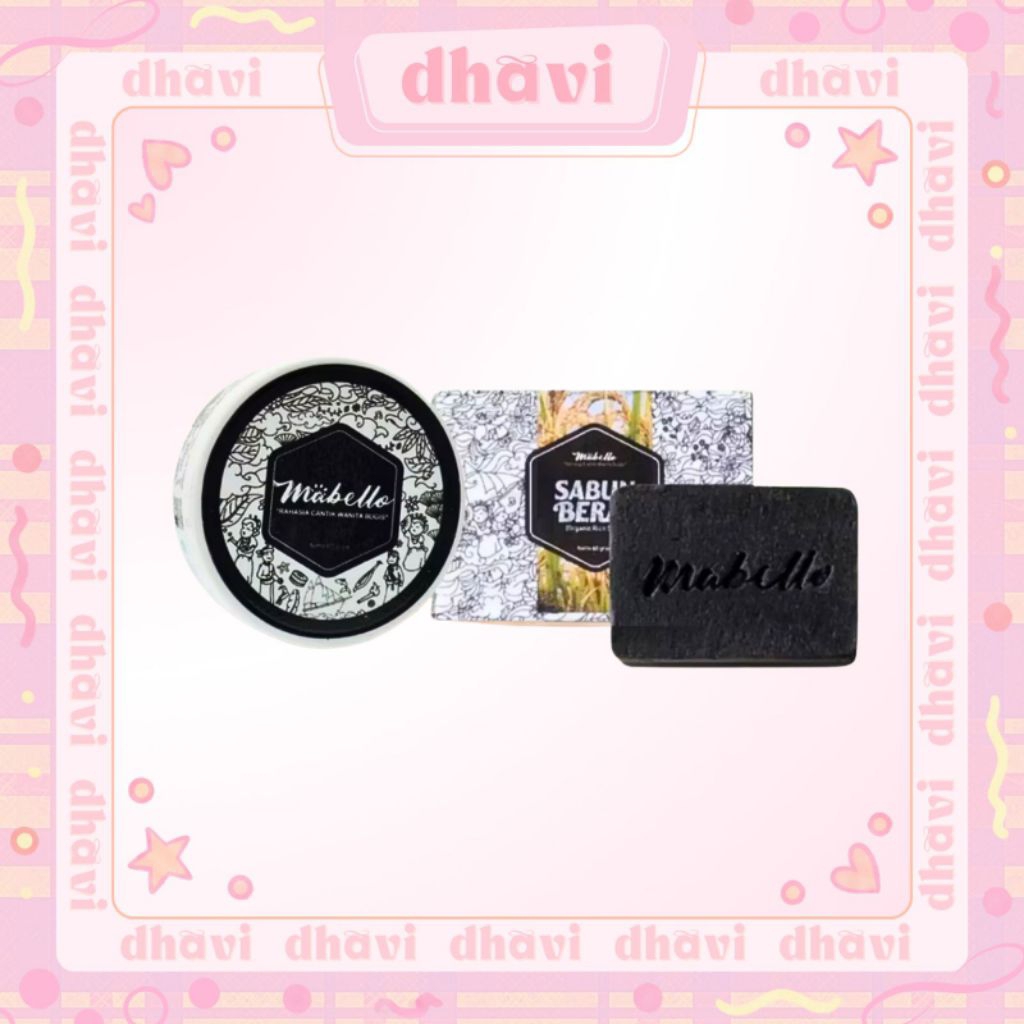 MABELLO Bedda Lotong Lulur Hitam Scrub Badan Mencerahkan Mabelo Original