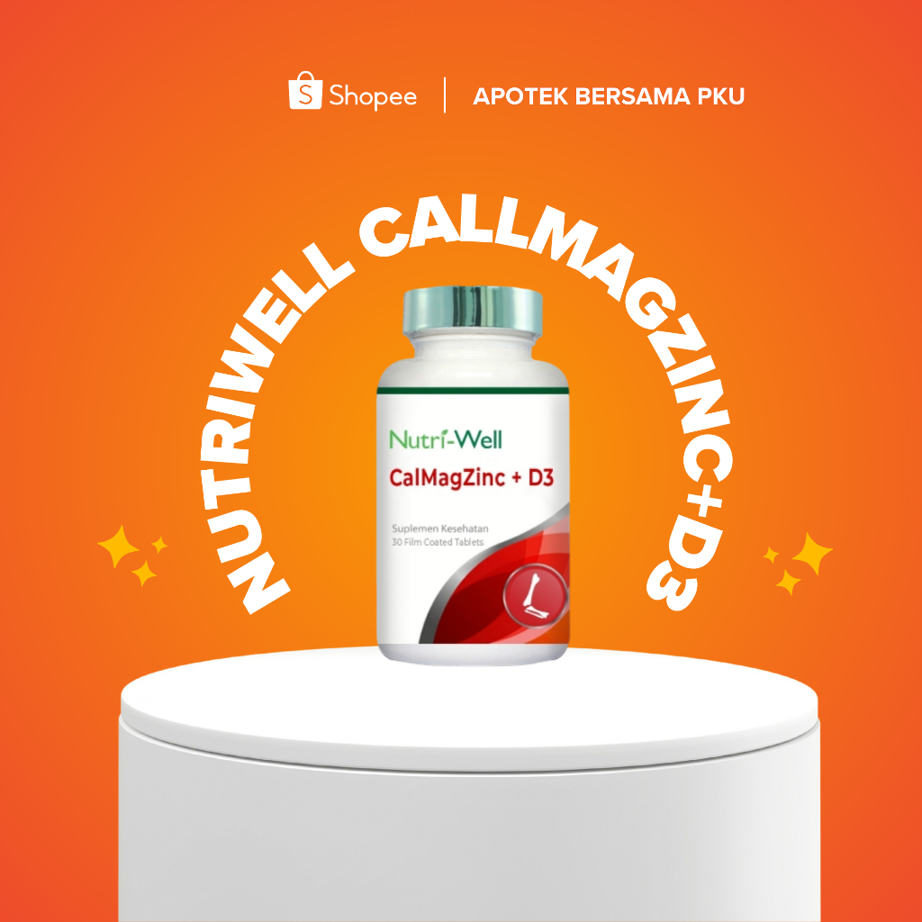 NUTRIWELL CALMAGZINC + D3 400Iu '30