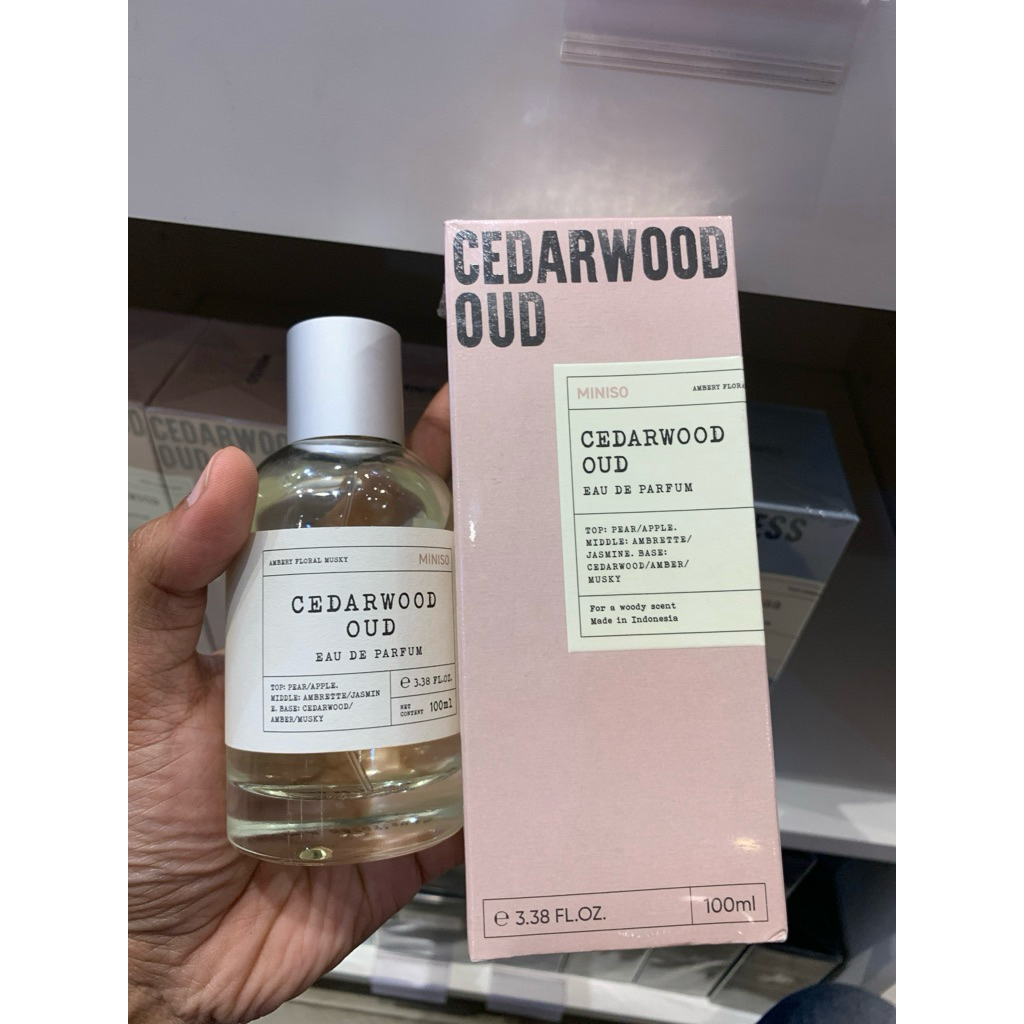 Miniso Parfum Pria Cedarwood Oud EDP 100ml