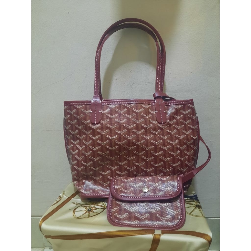 Goyard anjou mini tote bag