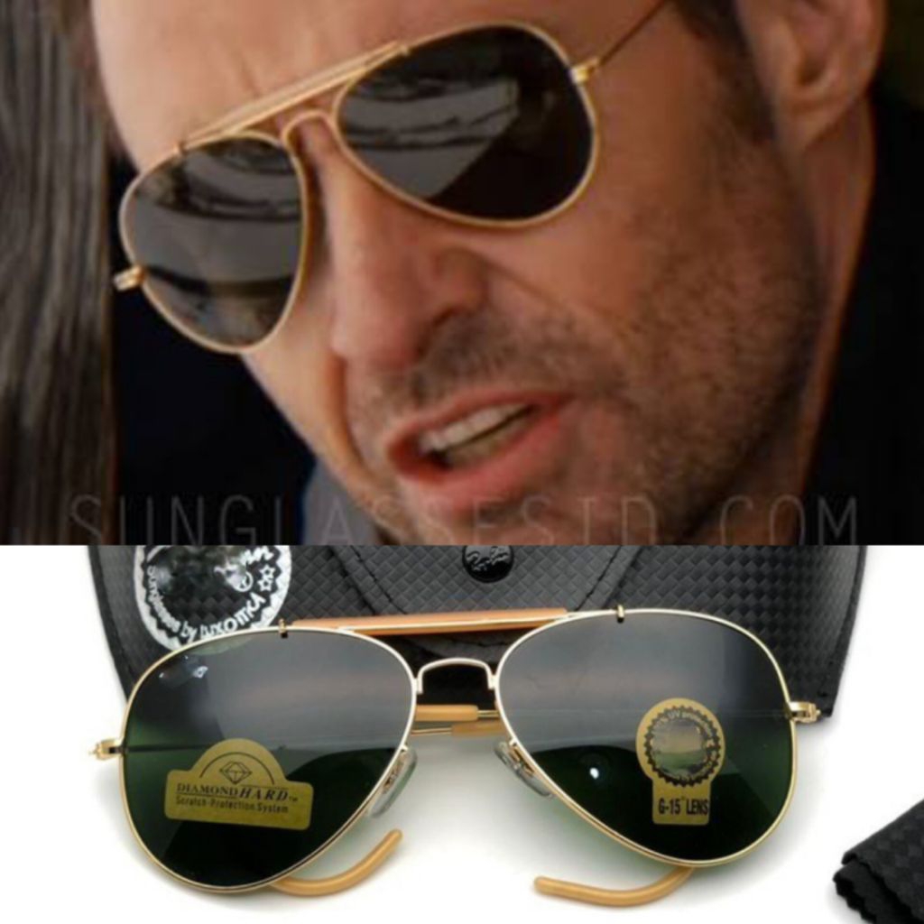 kacamata aviator classic 3030 lensa kaca