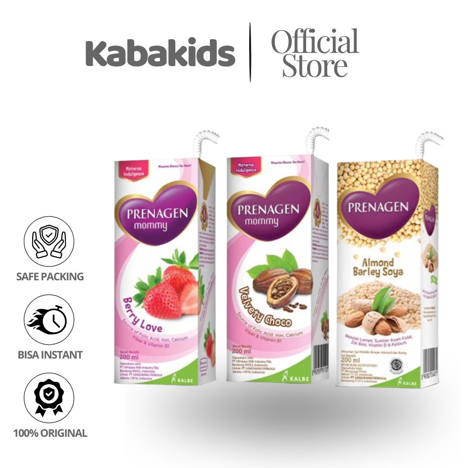 Prenagen UHT 185 ml Prenagen Mommy UHT Prenagen Almond UHT - Kabakids Store