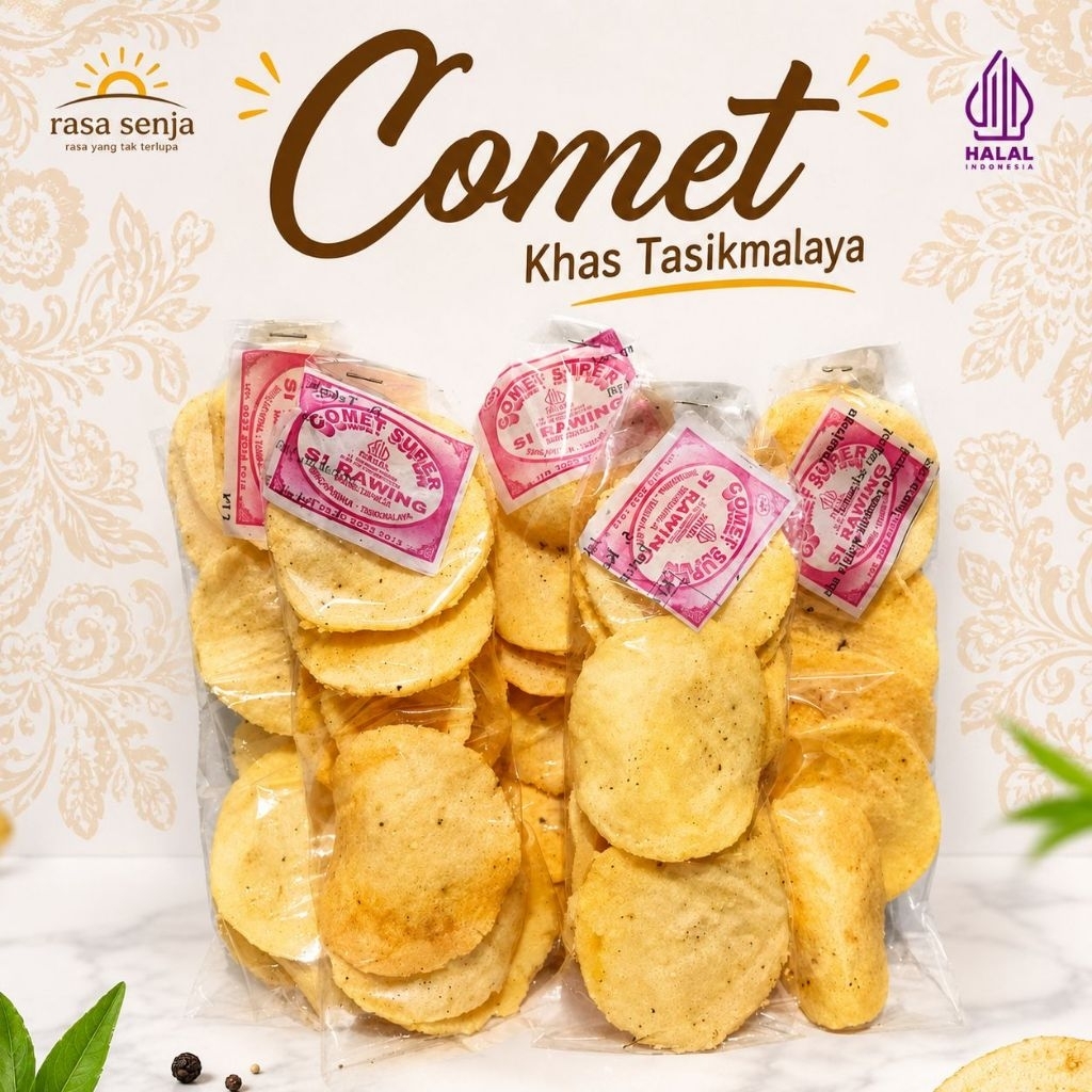 COMET Sirawing Khas Tasikmalaya cemin Snack jajanan Tradisional Makanan jadul