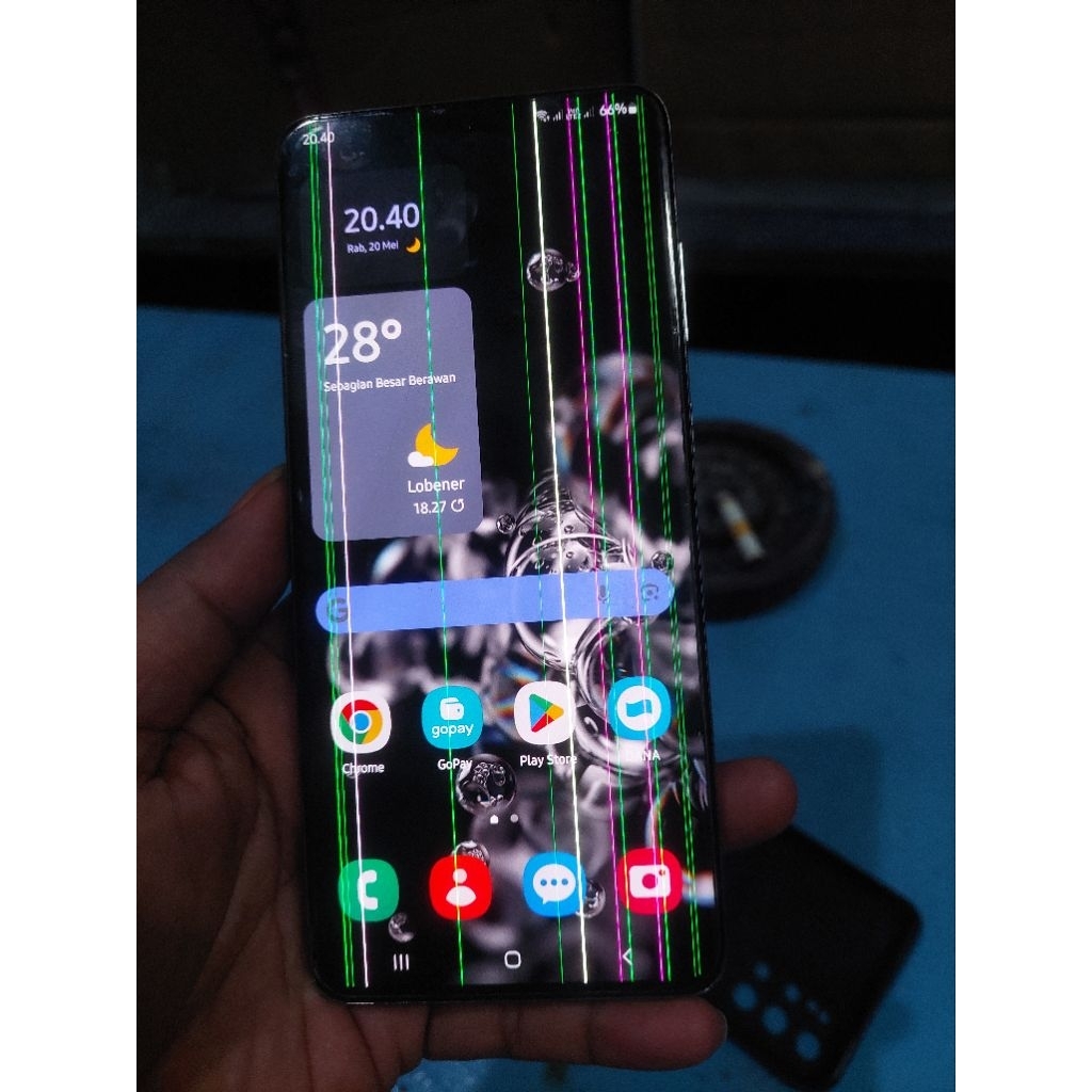 hp second minus lcd samsung s20 plus  8/128