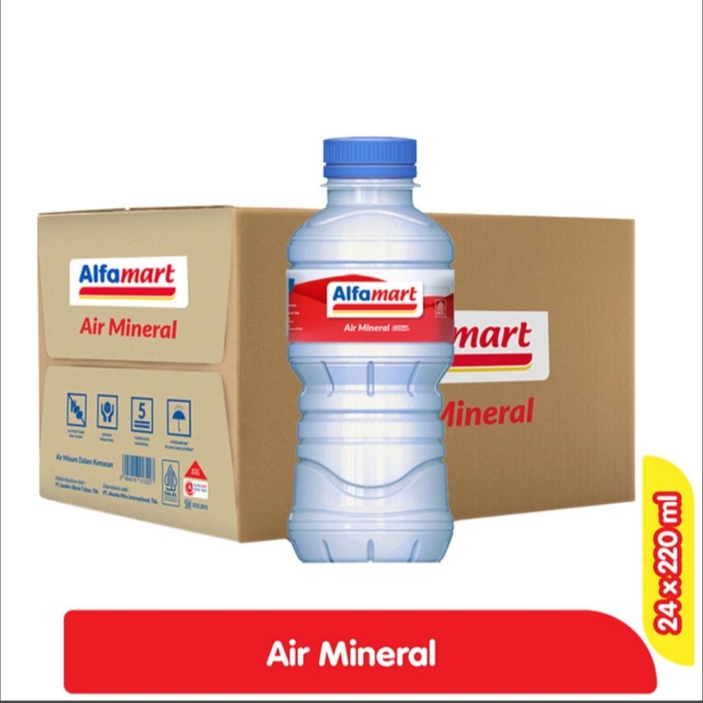Alfamart Air Mineral Karton 24x220ml