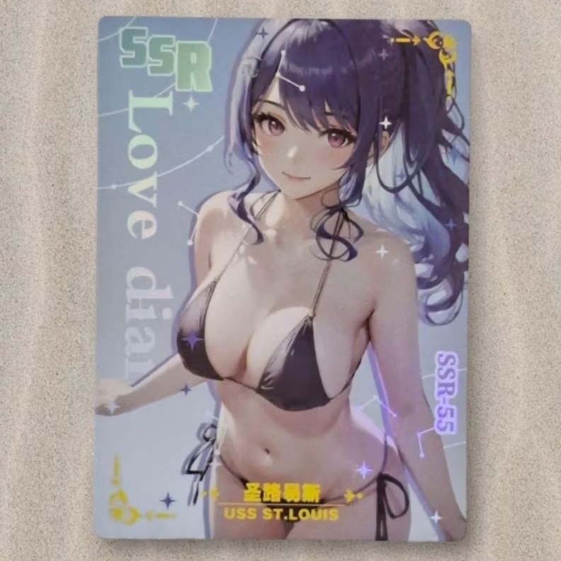 Kartu CCG Goddess Azur Lane USS St Louis SSR 55