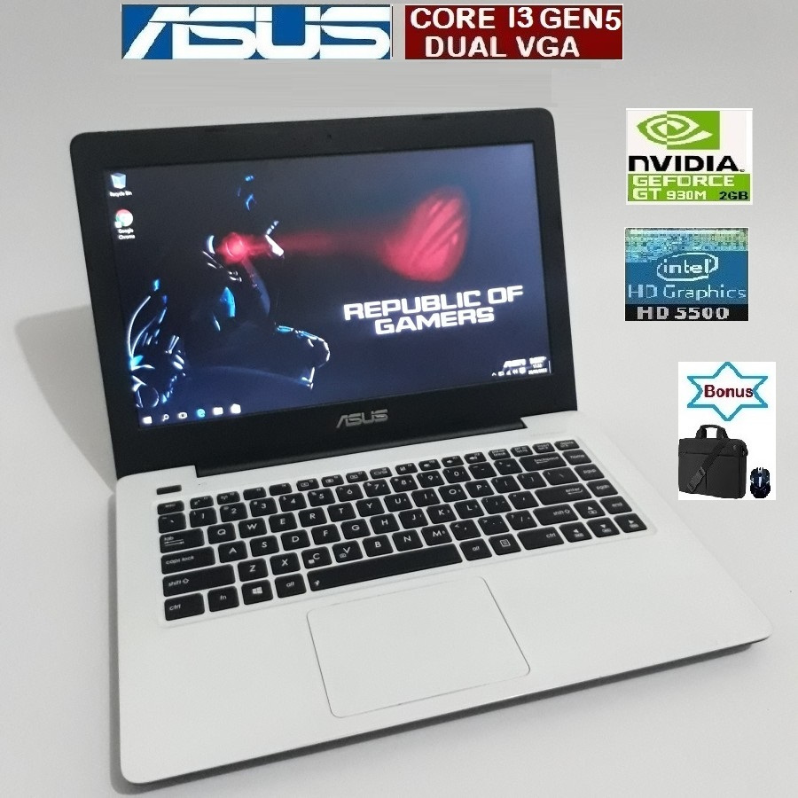 laptop asus dual vga bergaransi