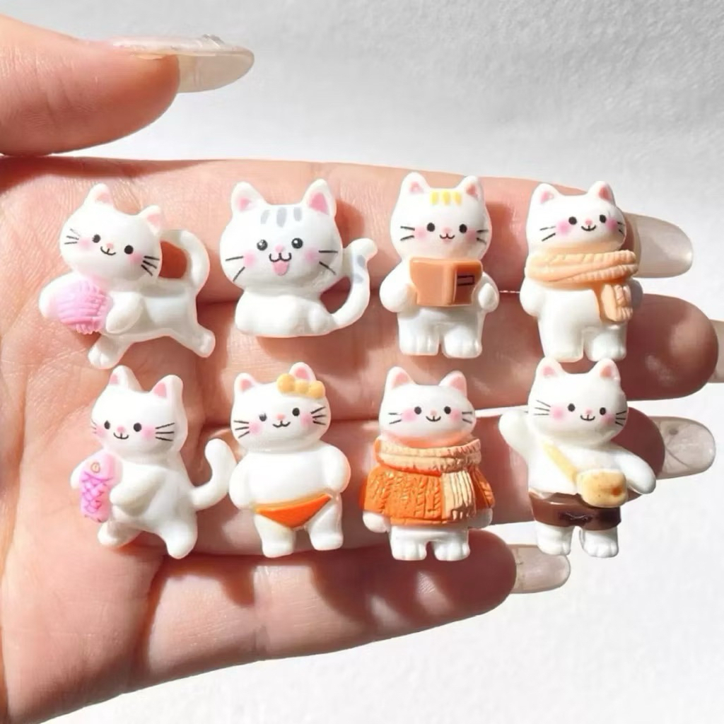 Isi 4 Miniatur Kucing Lucu Miniatur Kucing Kecil