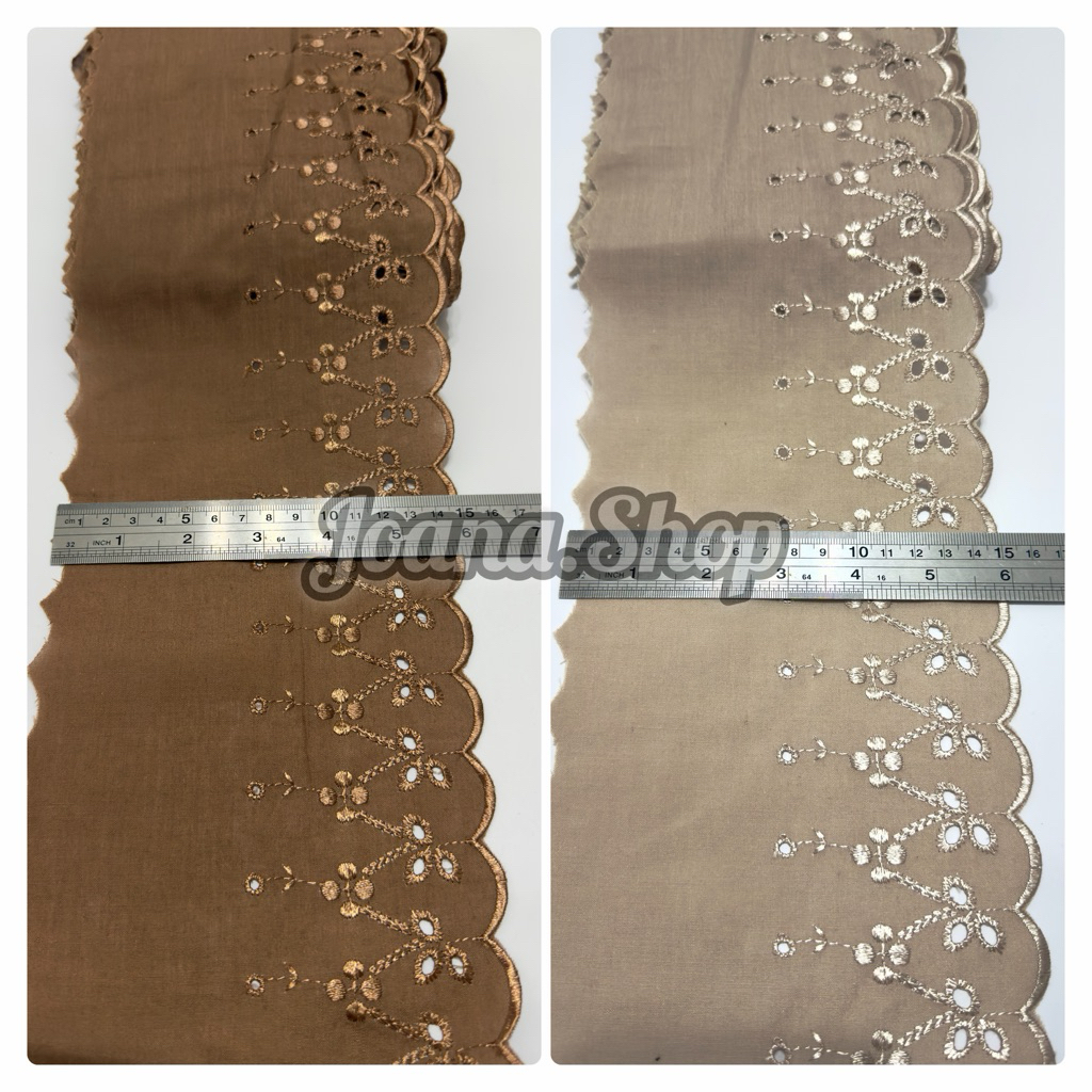 Renda Katun Lebar 15cm Harga per Meter