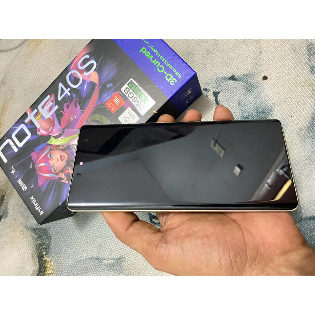 lcd + frame ori cabutan infinix note 40s