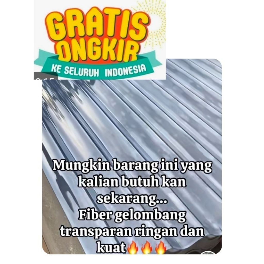 atap pvc transparan gelombang kecil 0.8mm