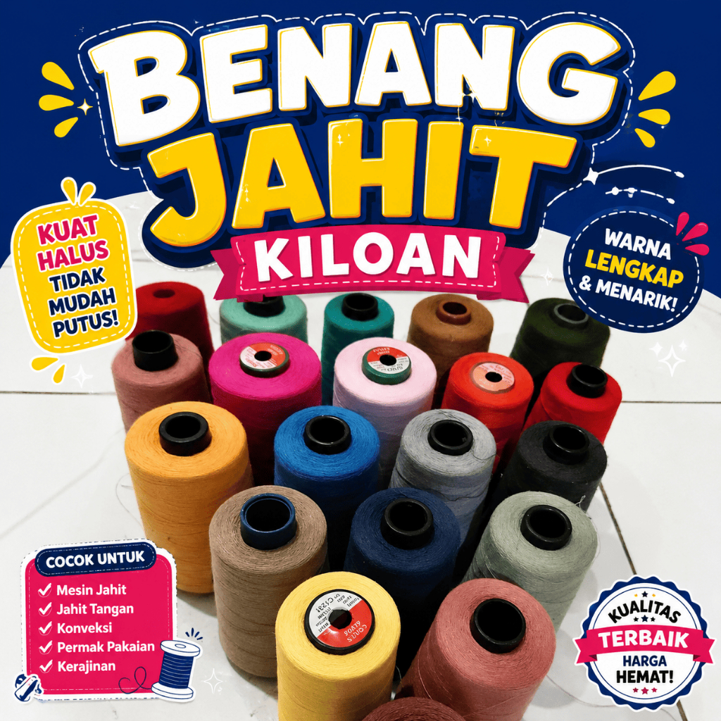 Benang Jahit kiloan (1kg)