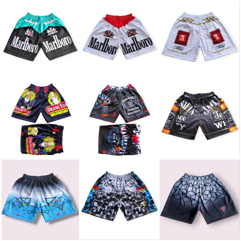 CELANA VOLI MOTIF VBT celana olahraga volly full printing celana olahraga volly motif paduan warna d
