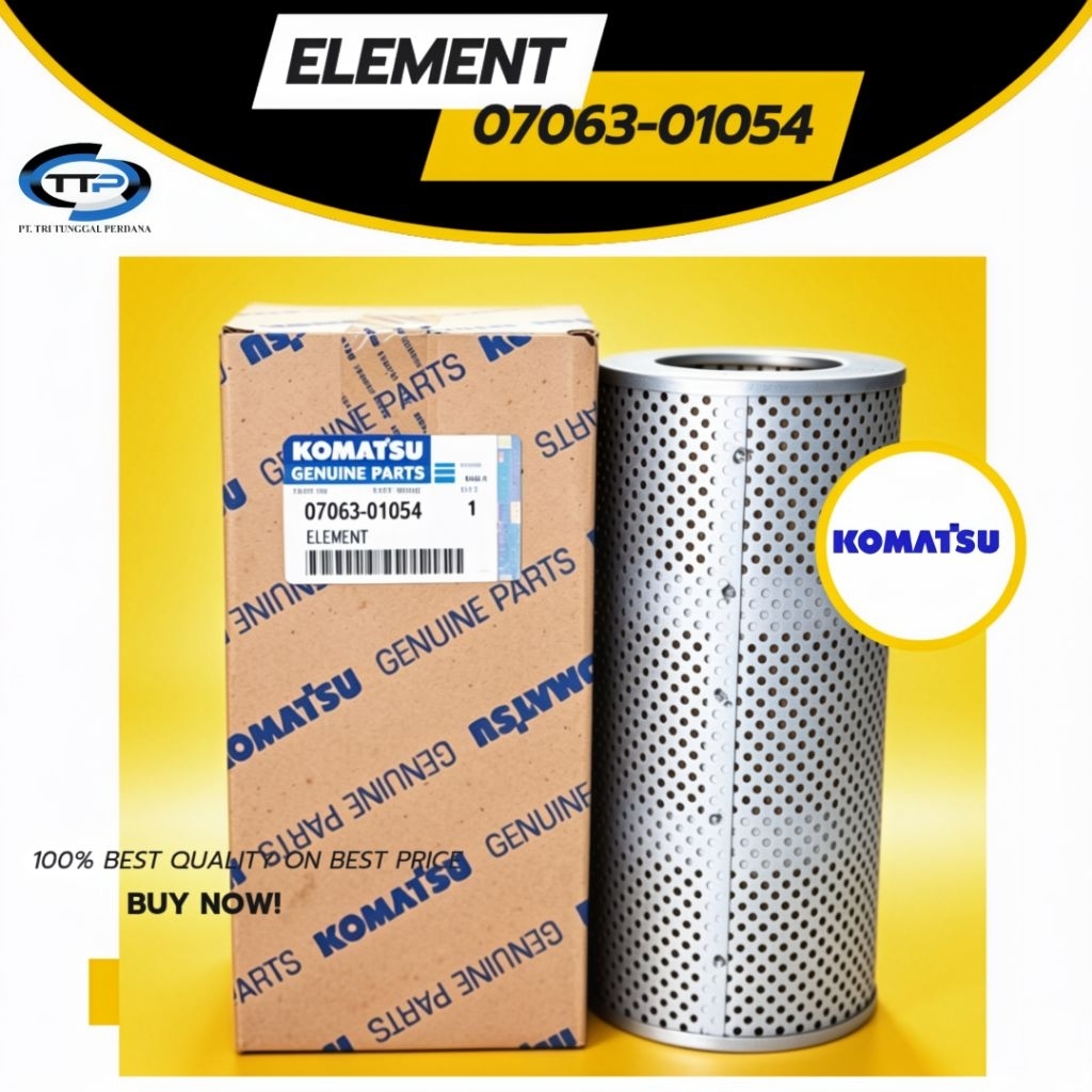 Komatsu Element 07063-0154-Filter Udara Asli untuk Mesin Komatsu-Kualitas Terbaik