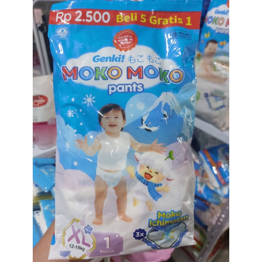 Genki Moko Moko XL renceng isi 6