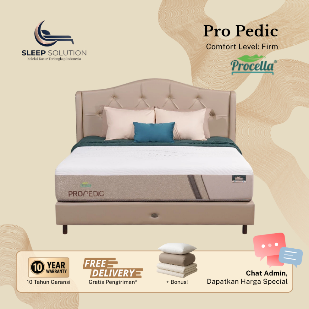 PROCELLA PROPEDIC I  Kasur Spring Bed | Matras Premium | 100x200, 120x200, 160x200, 180x200, 200x200