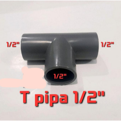 sambungan pipa pvc paralon TEE 1/2" merk MASPION