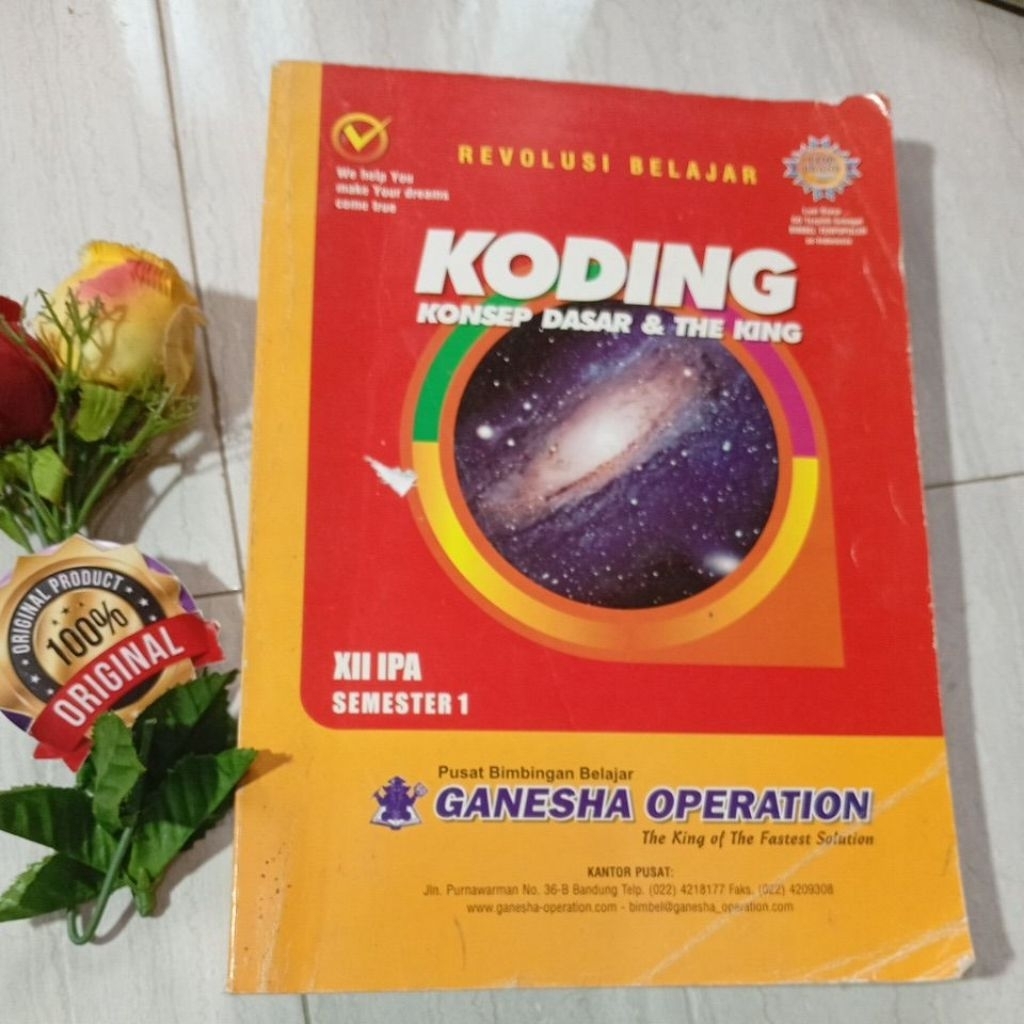 Revolusi Belajar Koding XII IPA semester 1 Ganesha Operation