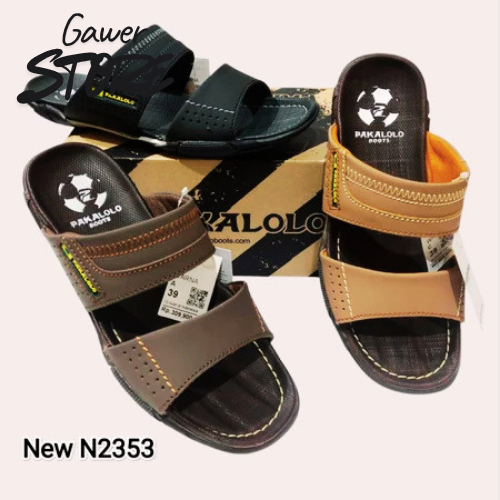 BISA COD Sandal Pakalolo Kulit N2353 Original Motif Bola