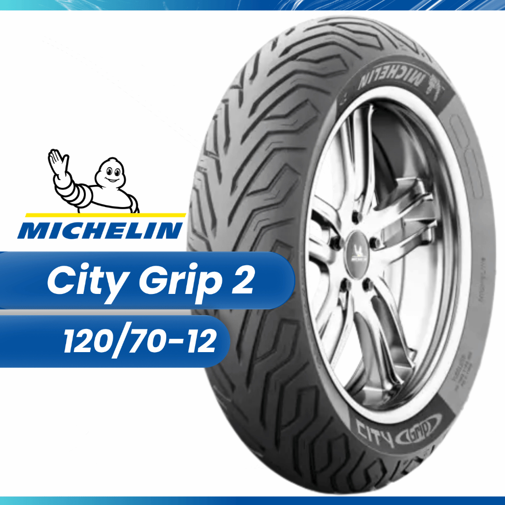 BAN MOTOR MICHELIN CITY GRIP 2 RING 12 120/70-12 TUBELESS