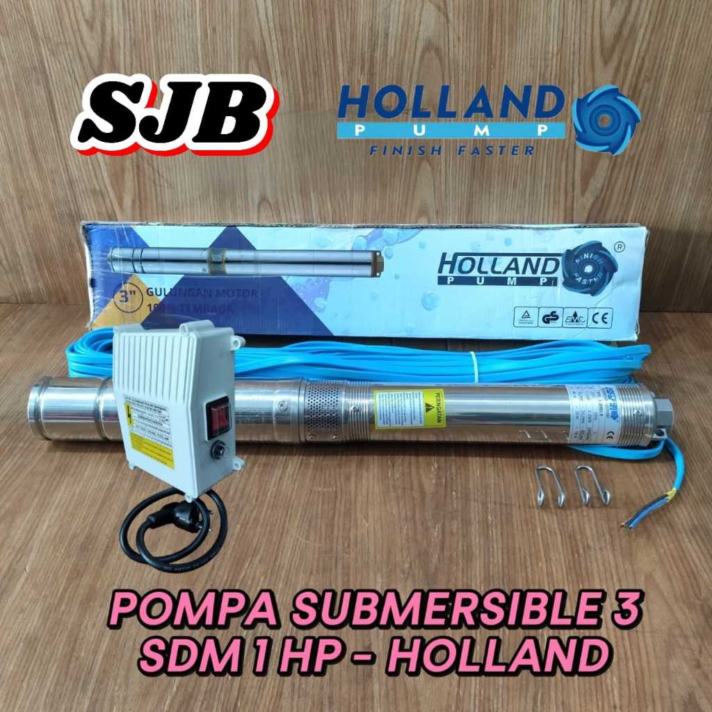 POMPA SUBMERSIBLE HOLLAND 3 SDM 0.33HP / 0.5HP / 0.75HP / 1HP (Per Unit)