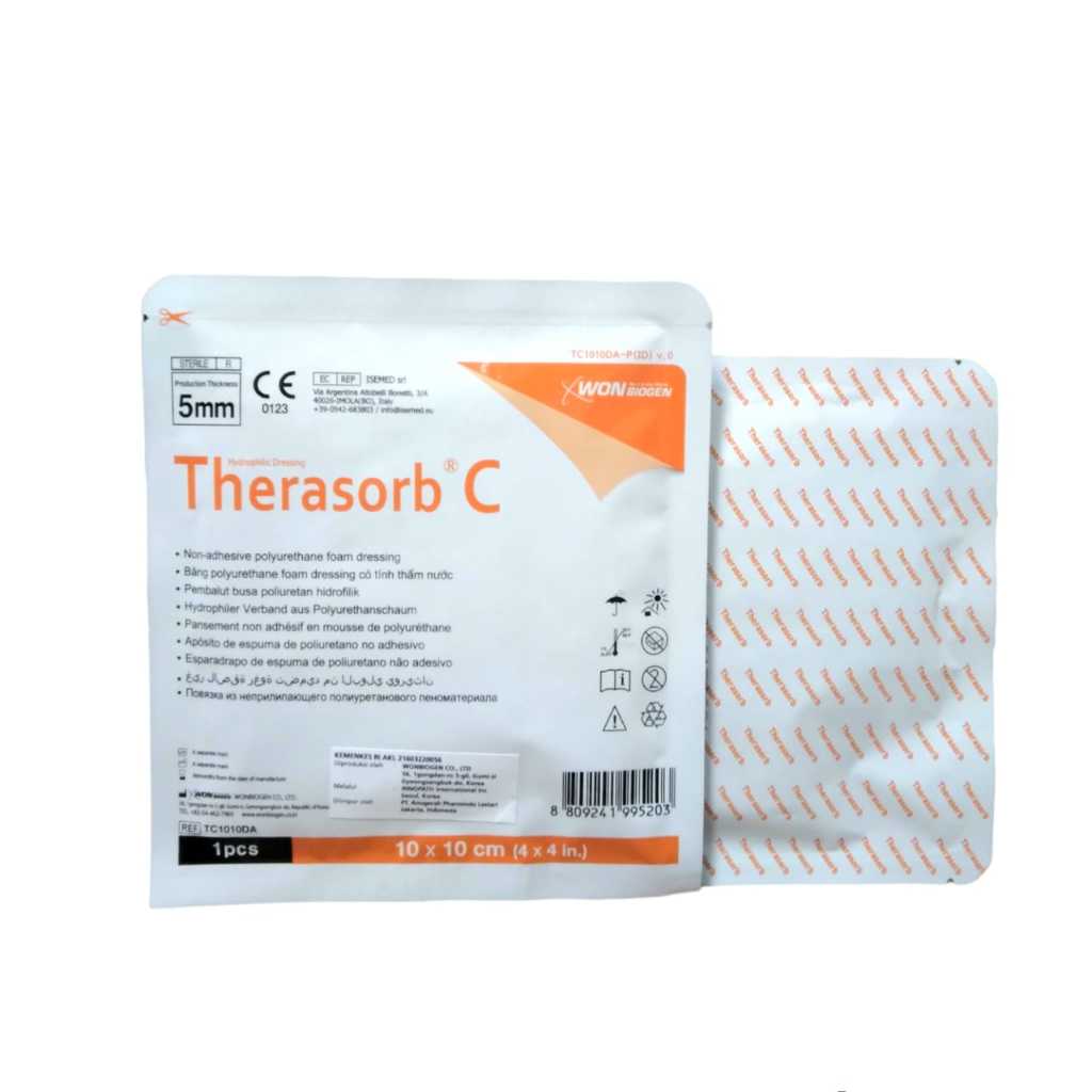 THERASORB C Hydrogel Dressing – Balutan Luka Modern Steril Anti Lengket Penyembuh Luka Diabetes Oper