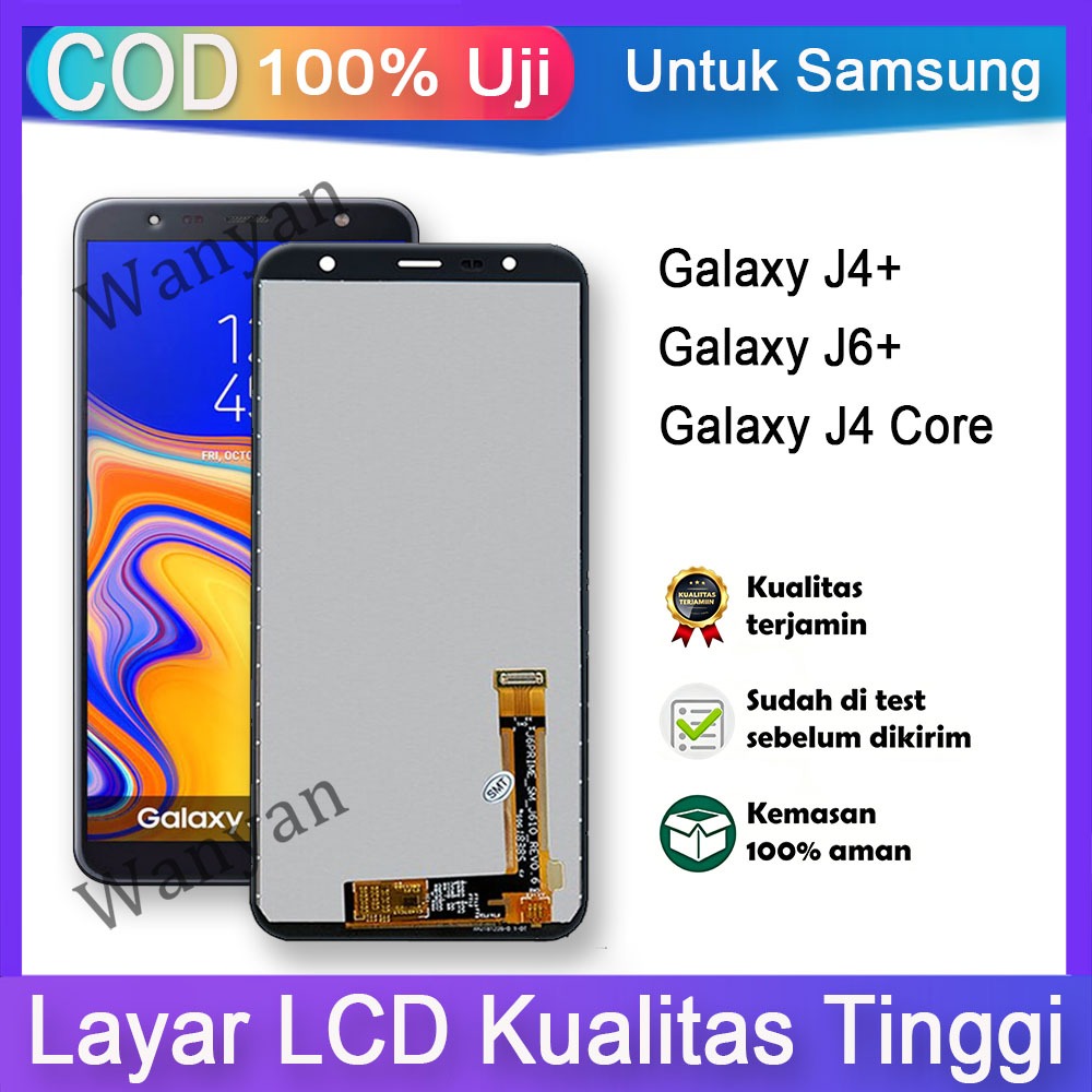 Layar LCD For Samsung Galaxy J4+ J4 Plus Galaxy J6+ J6 Plus Galaxy J4 Core SM-J415 SM-J410 SM-J610 L
