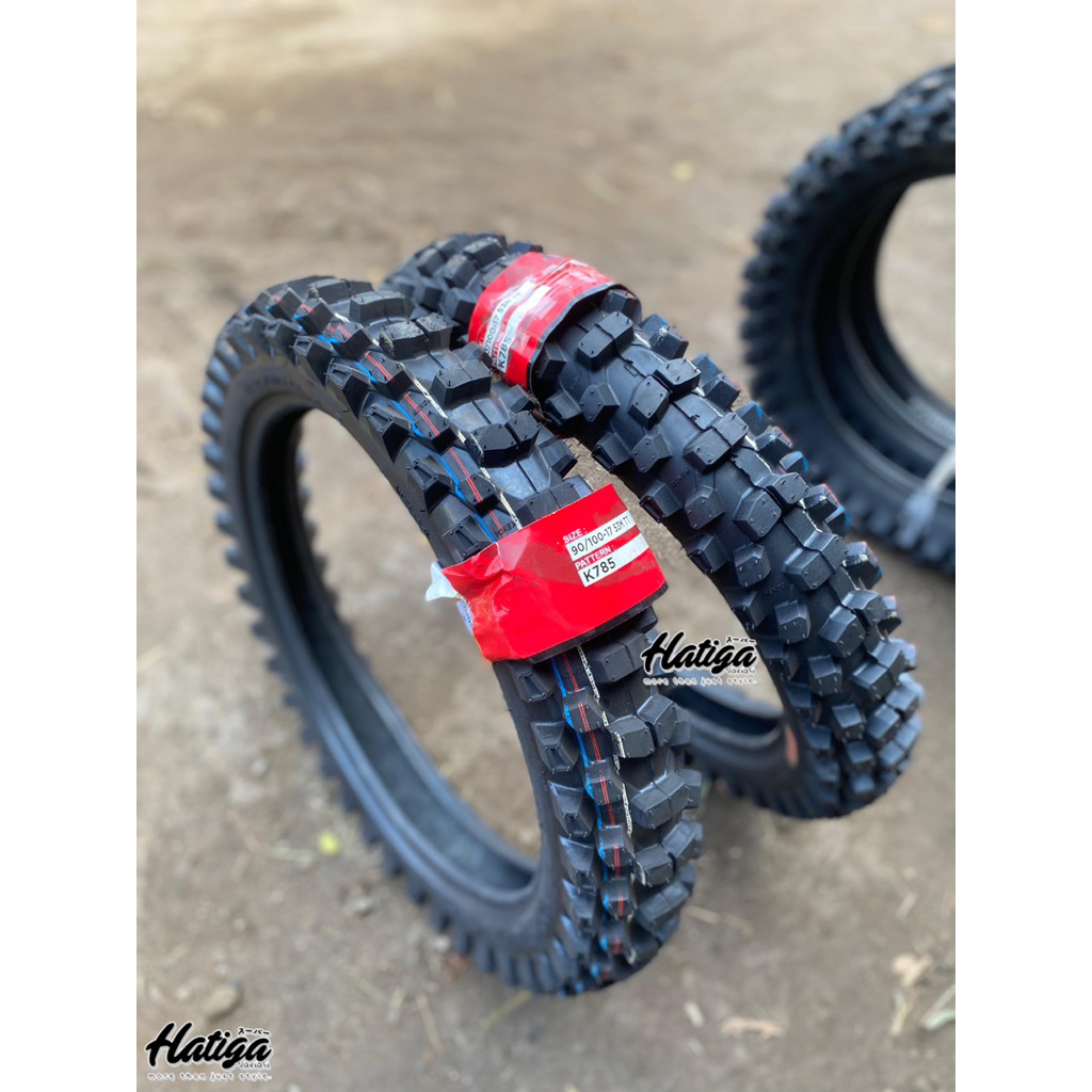 (HARGA BIJIAN) BAN TRAIL KENDA K785 MOTOCROSS 90/100 RING 17 MILLVILLE , BAN TRAIL KENDA RING 17 TUB