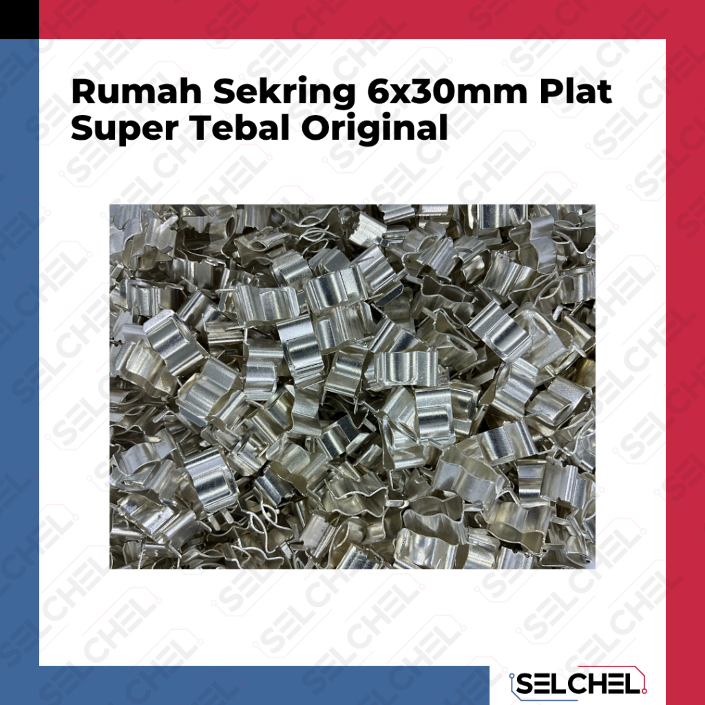 Rumah Sekring 6x30mm Plat Super Tebal Original Holder Fuse Clip Sekring PSU Power Supply