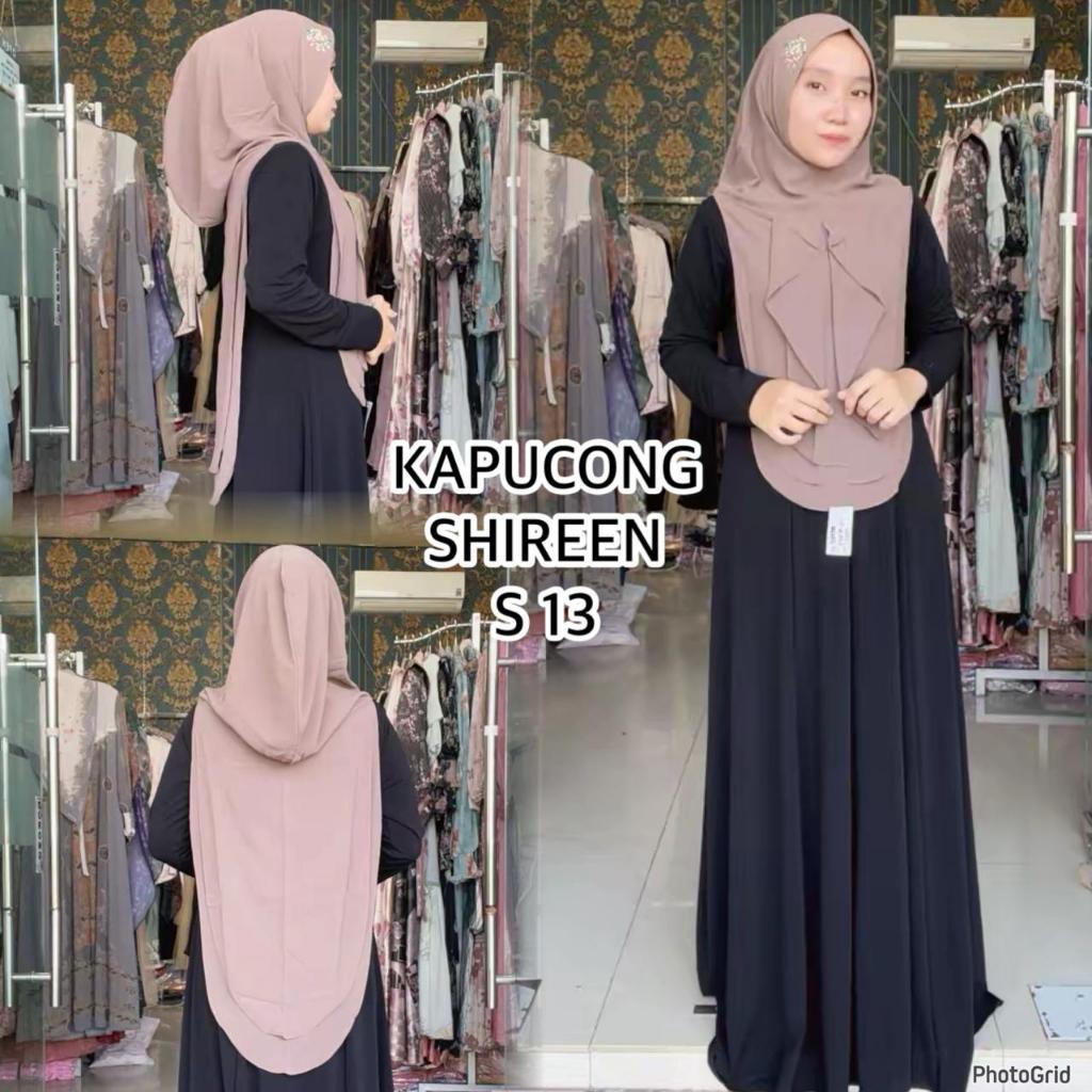 Khimar Alzhea Polos | Alzhea Premium |  Puspita Hijab Syari | Hijab Kapuchong